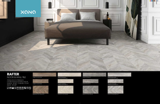 RAFTER CHEVRON CENIZA VINILO